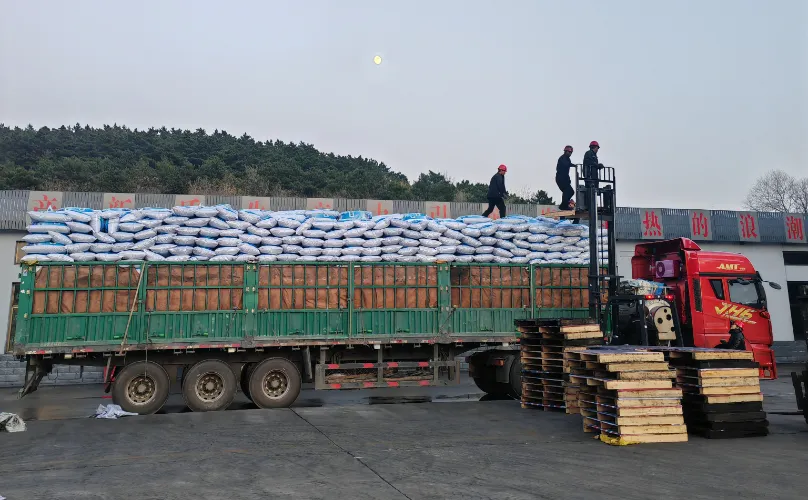 China Huajing’s Fruit-Shell Golden Charcoal Shipped to Xinjiang